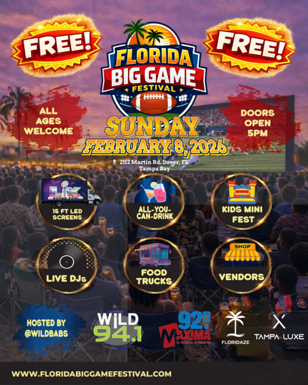 Florida Big Game Festival 2026: Tampa’s Ultimate Big Game Watch Party & Family Festival