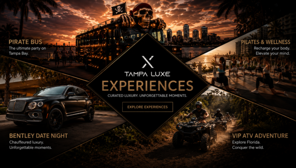 Tampa Luxe Experiences: Your Guide to Exotic Cars, Yacht Charters & VIP Nights Out in Tampa Bay