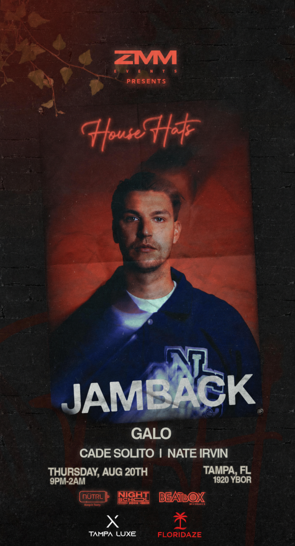 JAMBACK Makes His Tampa Debut — And Tampa Luxe Is Proud to Sponsor